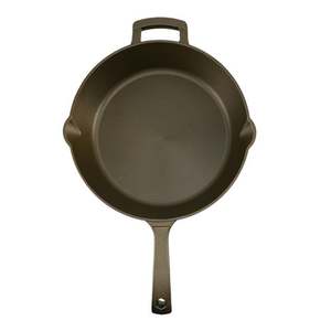12" Refined Collection Cast Iron Skillet w/ Assist Handle